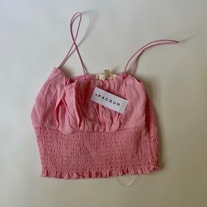 Pacsun pink crop top